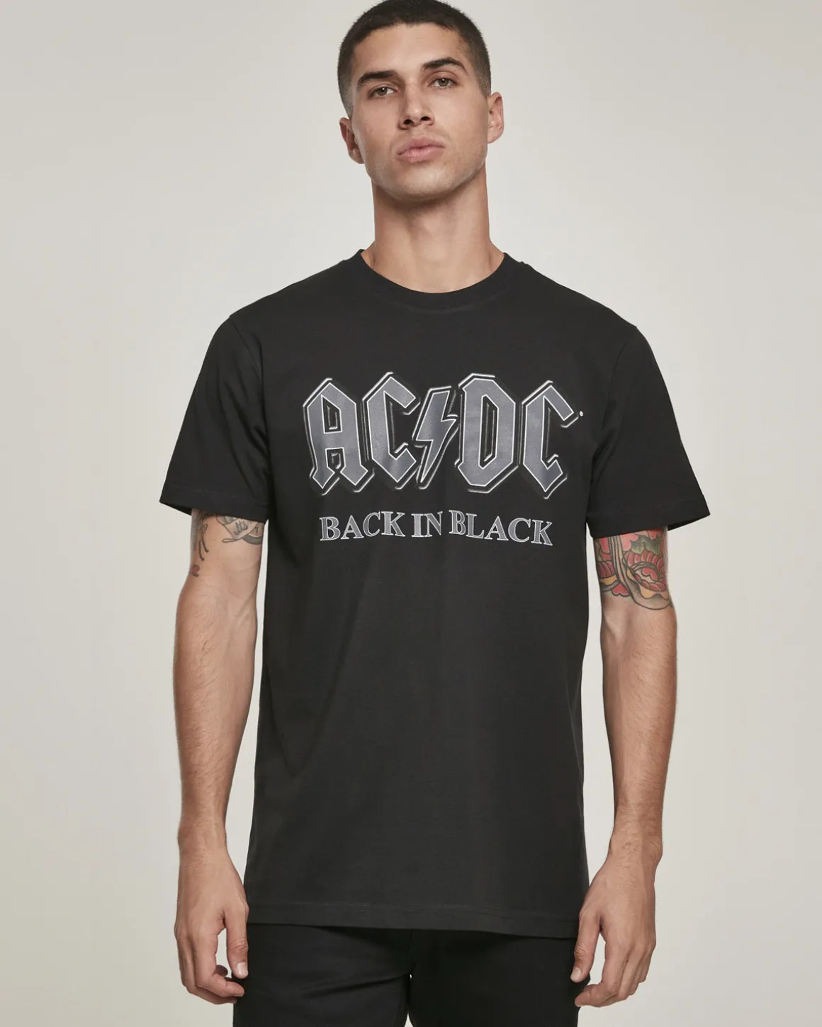 AC/DC Back in black t-paita - Musta