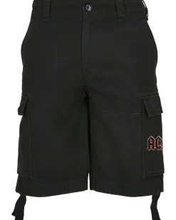 AC/DC vintage reisitaskushortsit - Musta