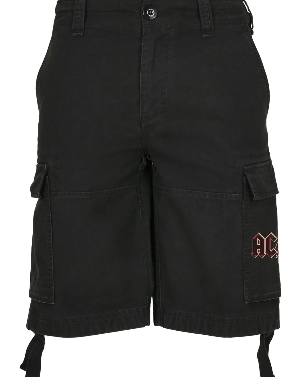 AC/DC vintage reisitaskushortsit - Musta