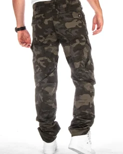 Adven reisitaskuhousut - Tumma Camo