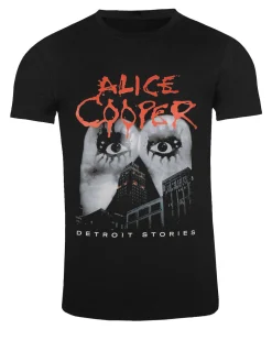 Alice Cooper Detroit stories t-paita - Musta