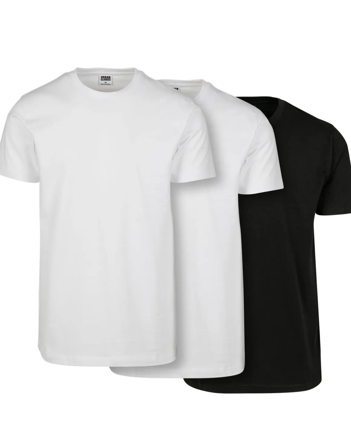 Basic t-paita 3-pack - Valkoinen/Musta