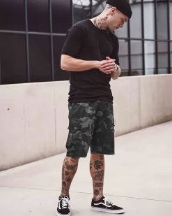 BDU Ripstop reisitaskushortsit - Harmaa camo