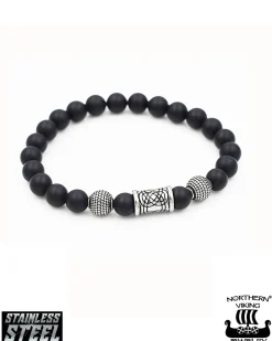 Blackstone Knotwork rannekoru - Musta