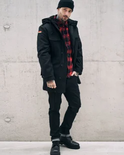BW Flag parkatakki - Musta