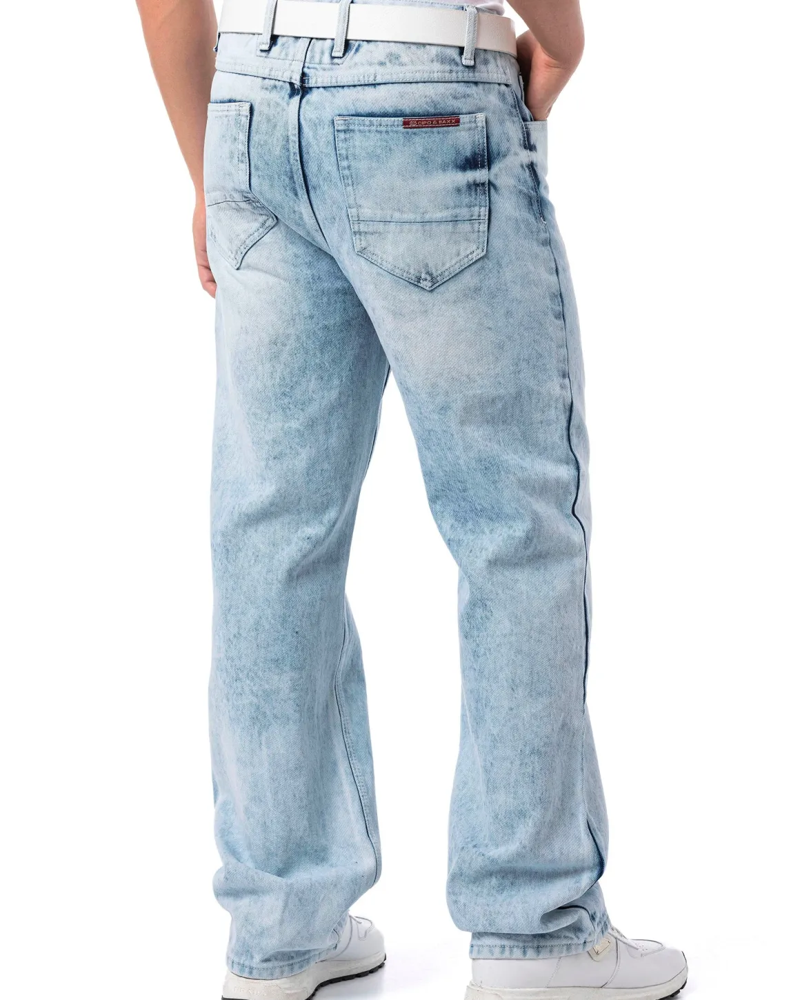 CD903 Milan baggy farkut - Vaaleansininen