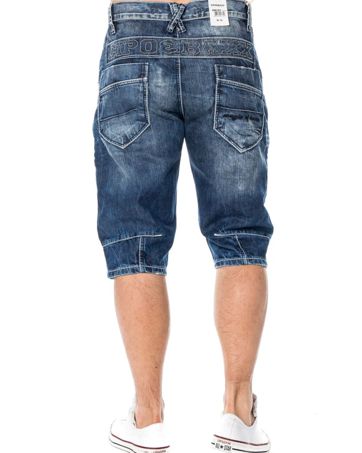 CK101 Henry farkkushortsit - Sininen