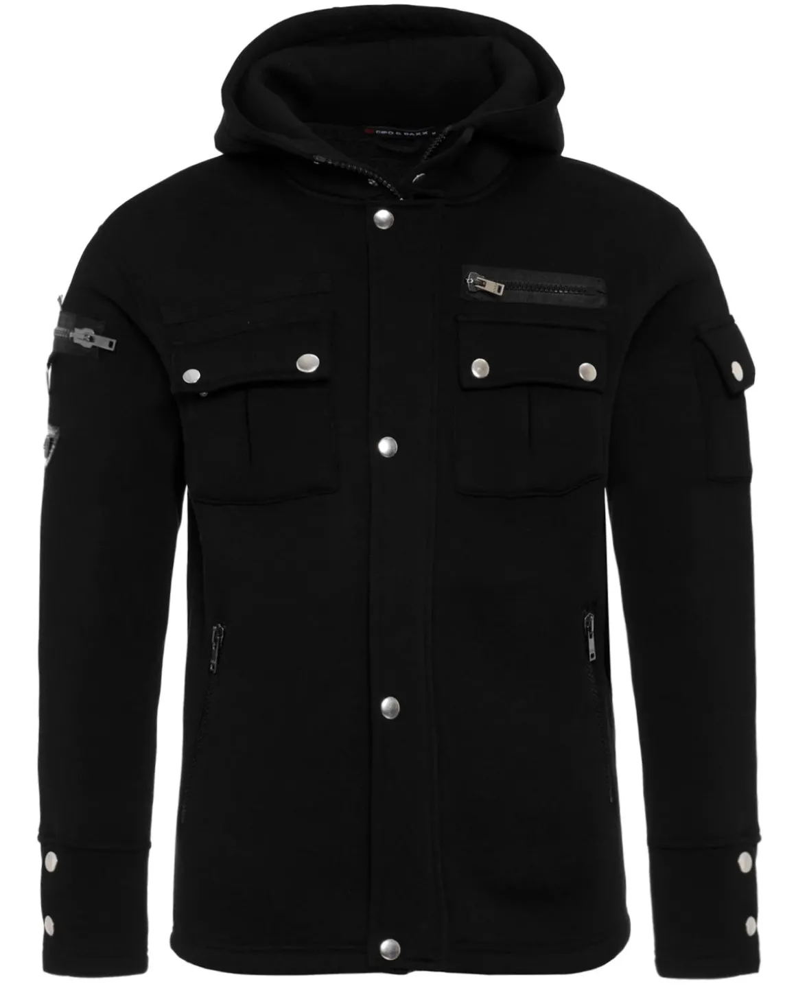 CL560 Jaylen vetoketjuhuppari - Musta