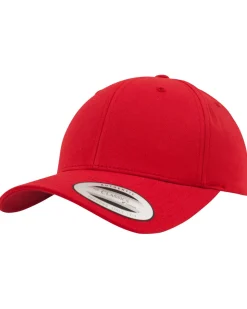 Curved classic snapback - Punainen