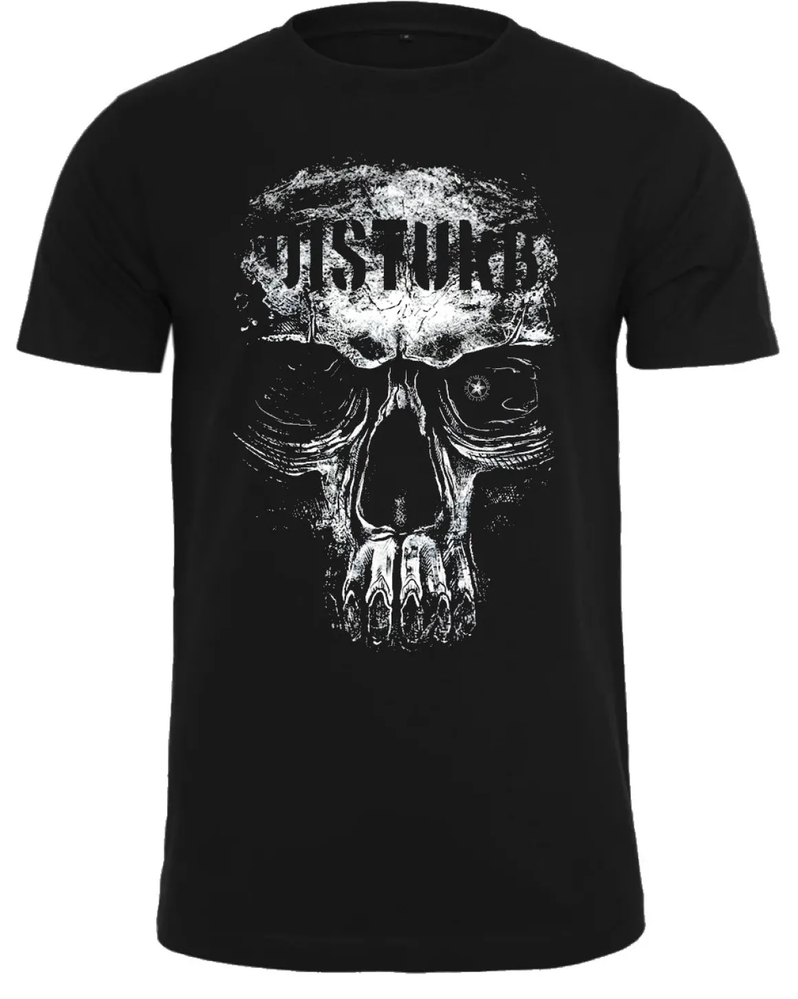 Disturb skull t-paita - Musta