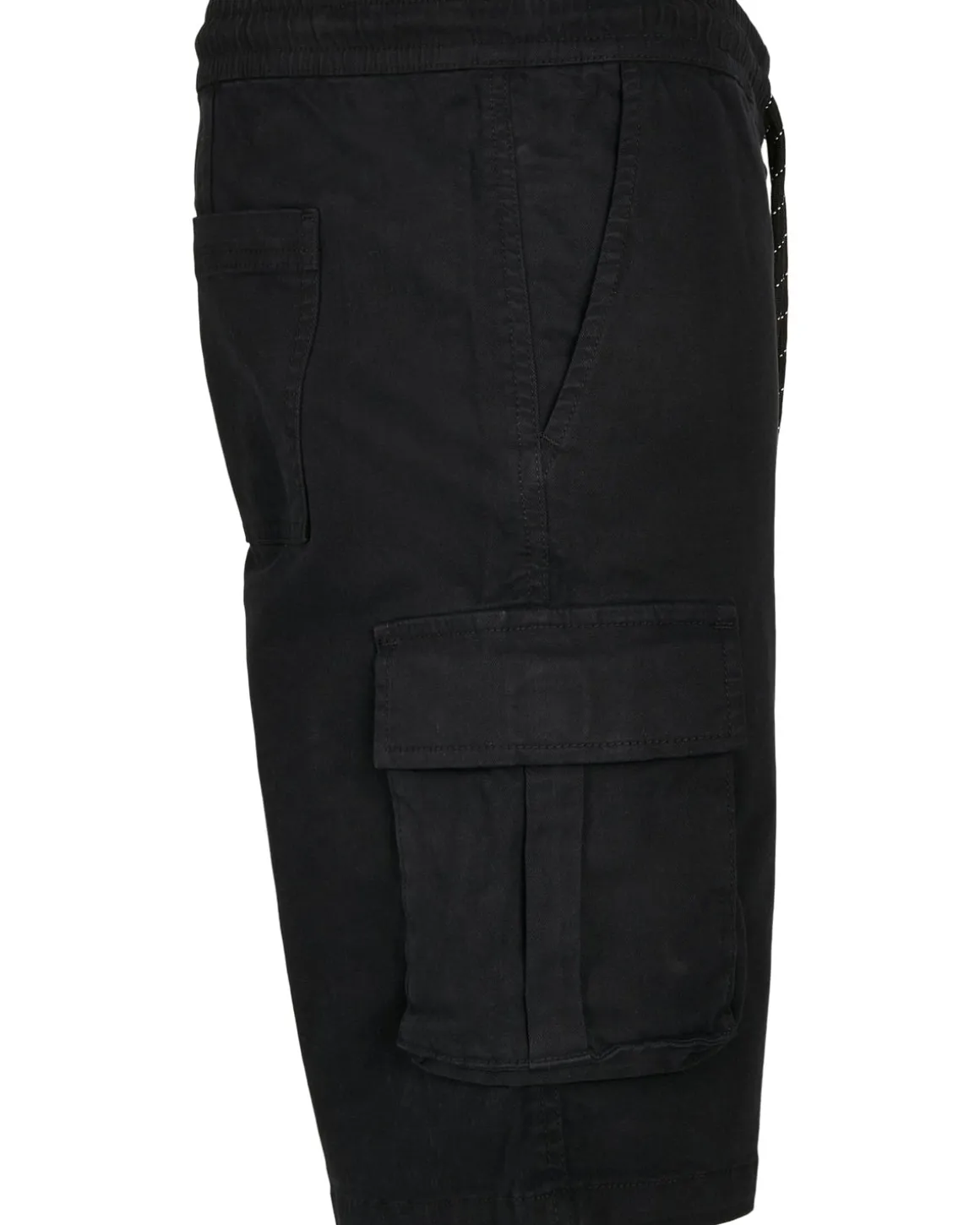 Drawstring reisitaskushortsit - Musta