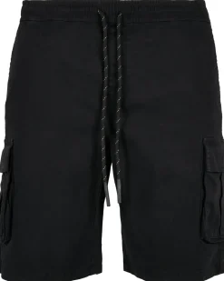 Drawstring reisitaskushortsit - Musta