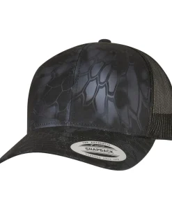 Flexfit kryptek trucker lippis - Musta