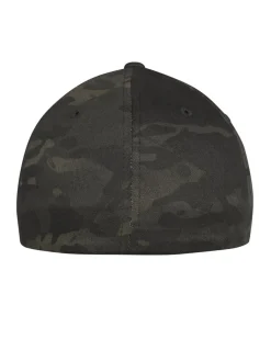 Flexfit Multicamo lippis - Musta