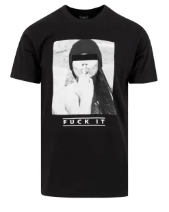 Fuck it t-paita - Musta