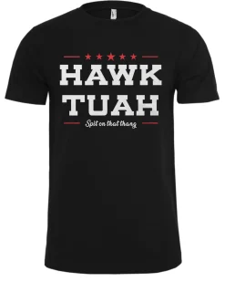 Hawk Tuah t-paita - Musta