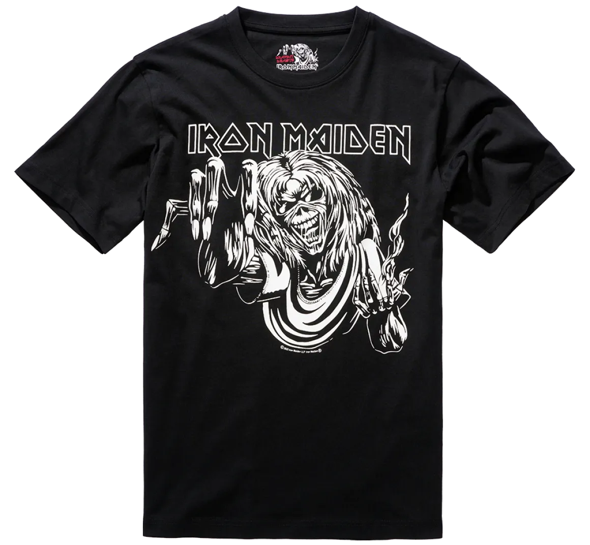 Iron Maiden Eddy Glow t-paita - Musta