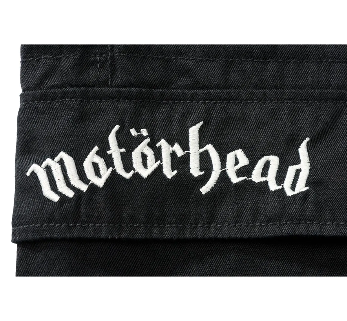Motörhead reisitaskushortsit - Musta