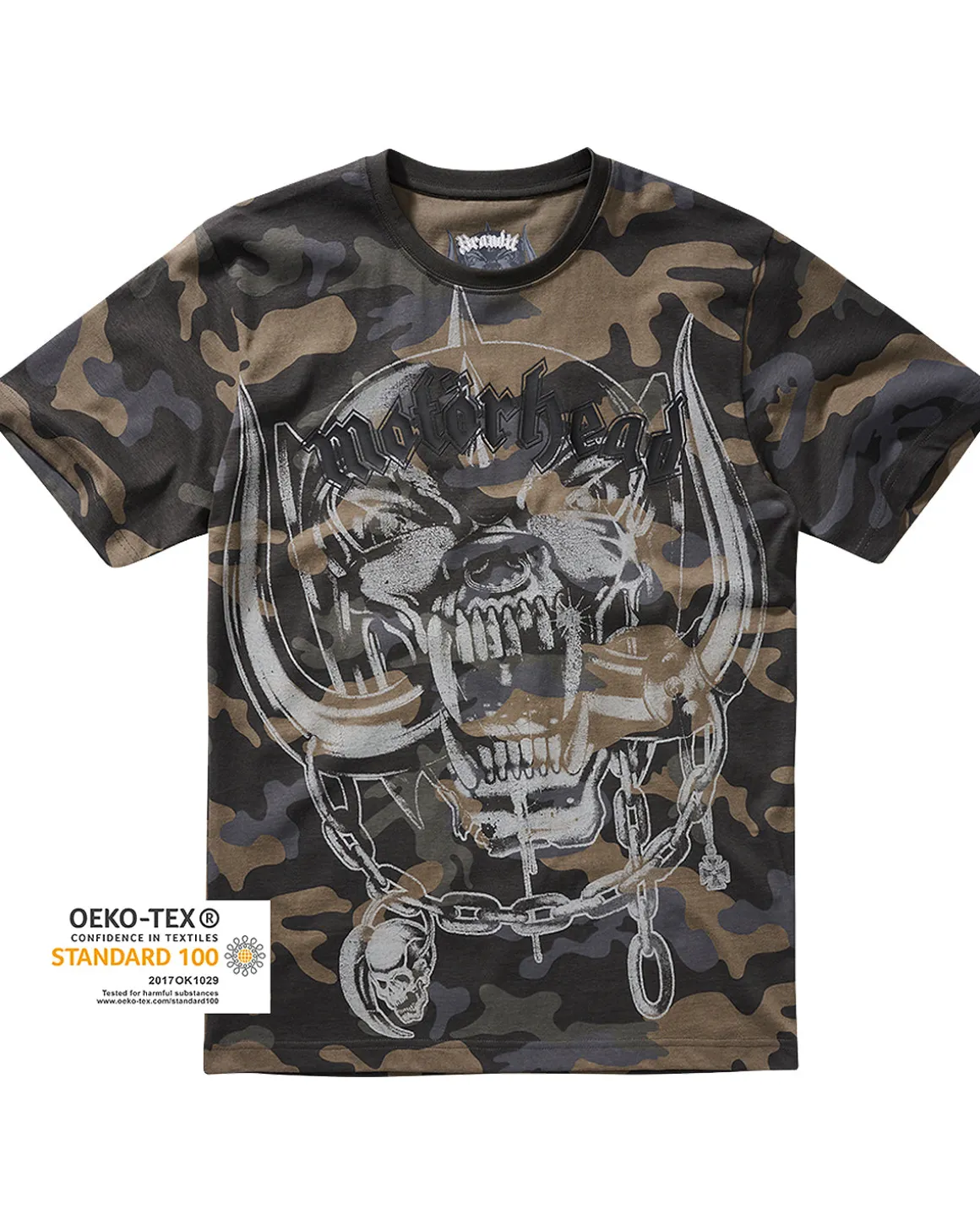 Motörhead warping t-paita - Tumma camo