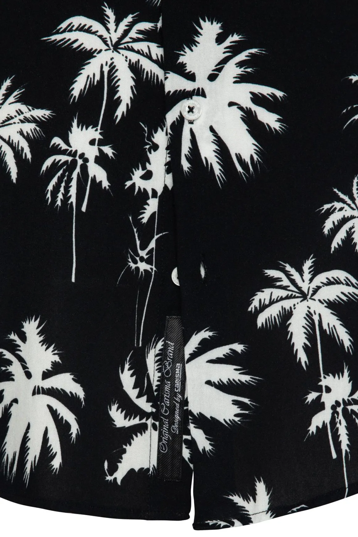 Palms kauluspaita - Musta