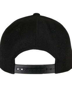 Premium curved snapback - Musta