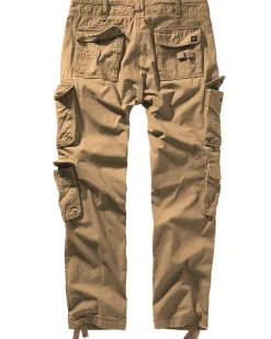 Pure slim reisitaskuhousut - Beige