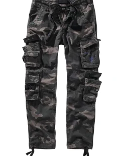 Pure slim reisitaskuhousut - Tumma camo