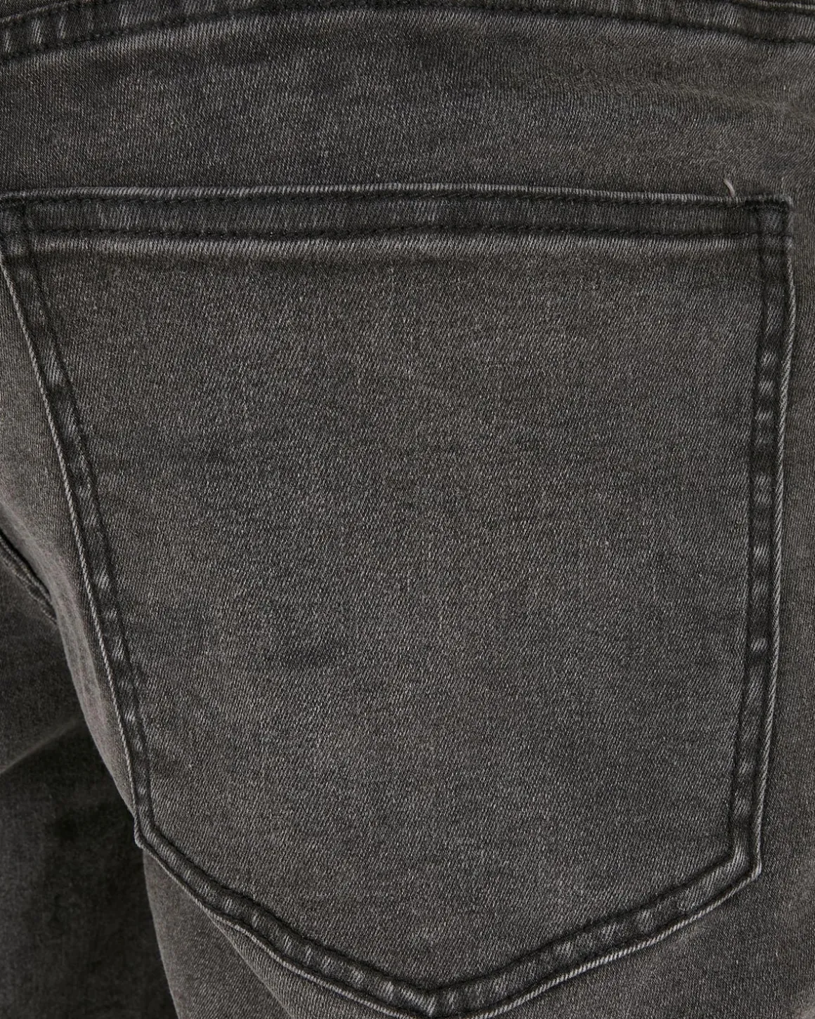 Relaxed fit farkkushortsit - Musta