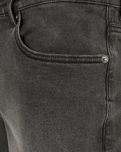 Relaxed fit farkkushortsit - Musta