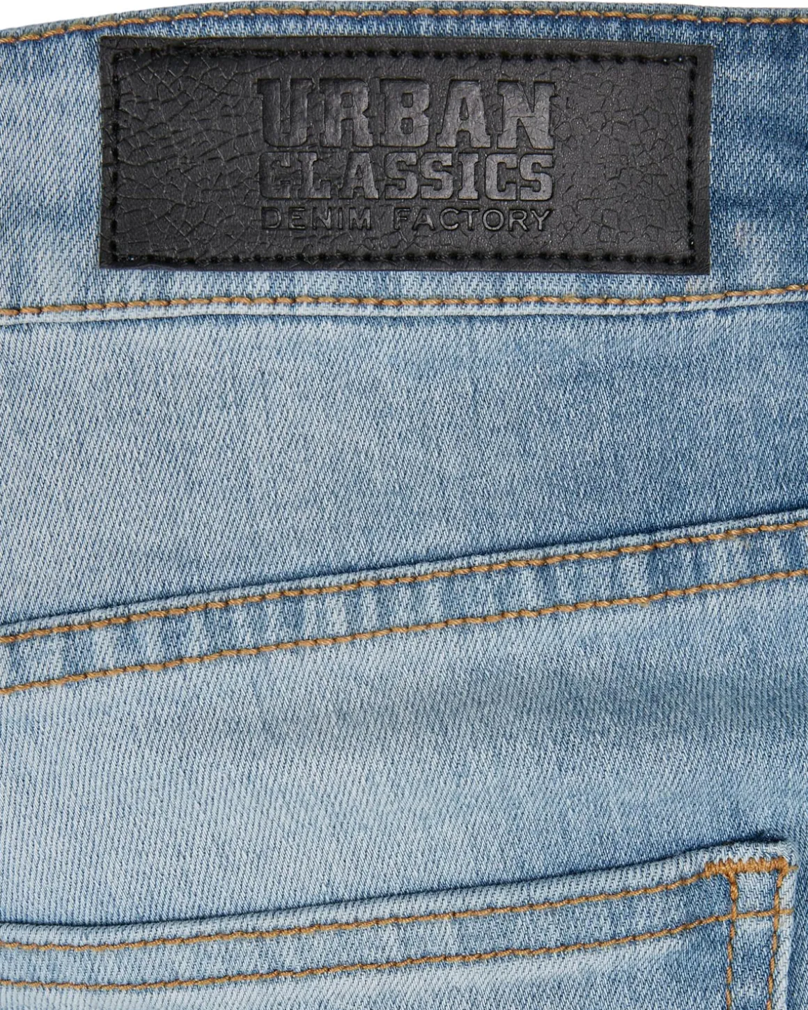 Relaxed fit farkkushortsit - Vaaleansininen