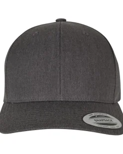 Retro cotton blend snapback - Harmaa