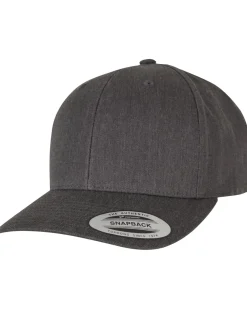 Retro cotton blend snapback - Harmaa