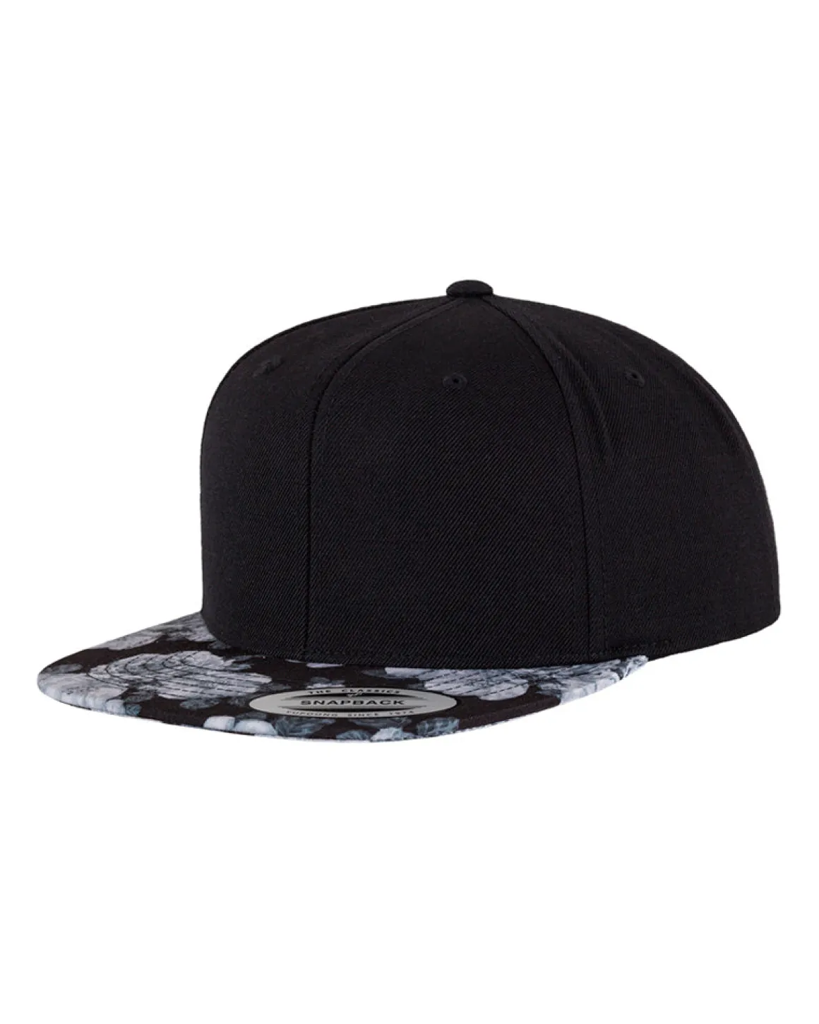 Roses snapback - Musta/Harmaa