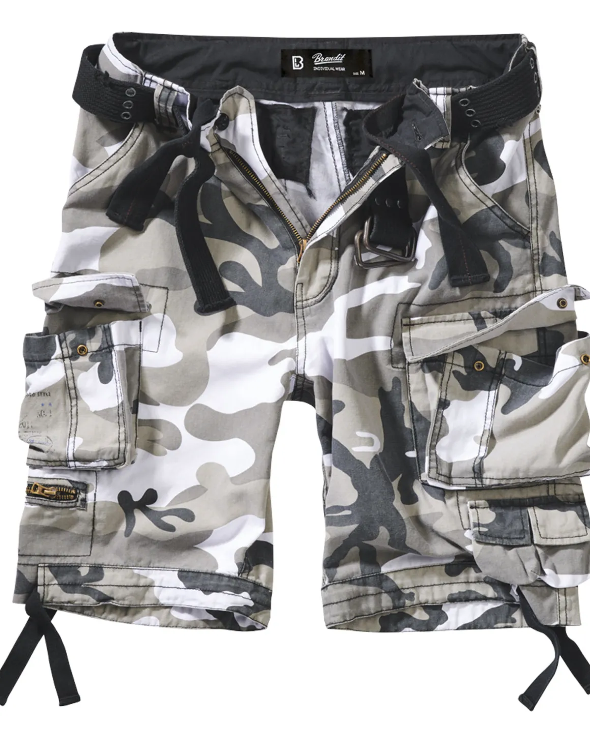 Savage reisitaskushortsit - Valkoinen camo