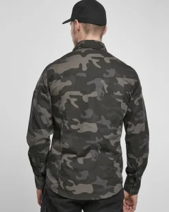 Slim worker kauluspaita - Tumma camo
