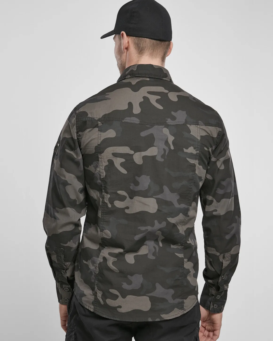 Slim worker kauluspaita - Tumma camo