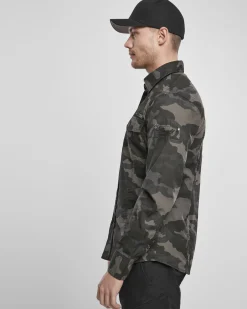 Slim worker kauluspaita - Tumma camo