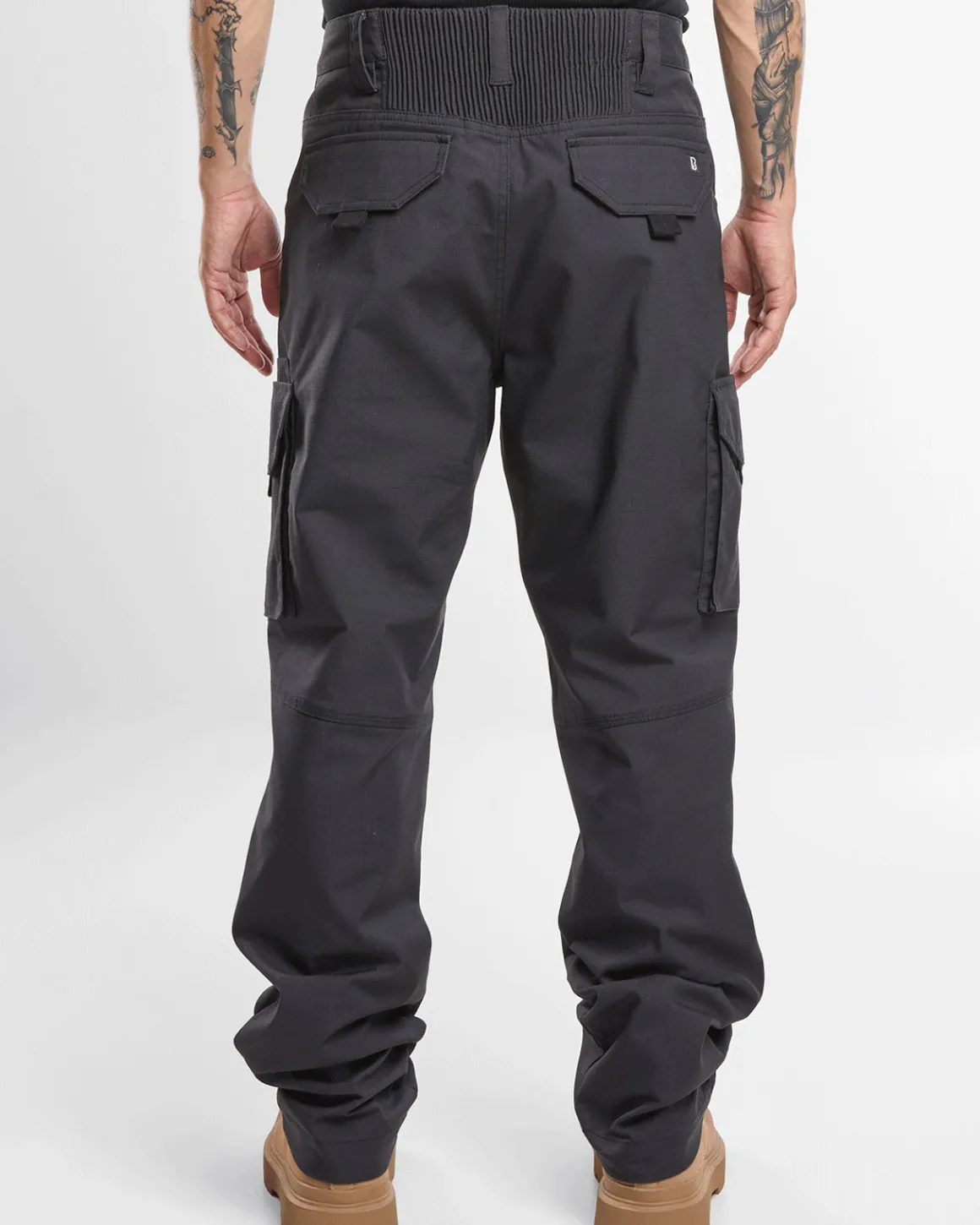 Tactical Ripstop reisitaskuhousut - Musta