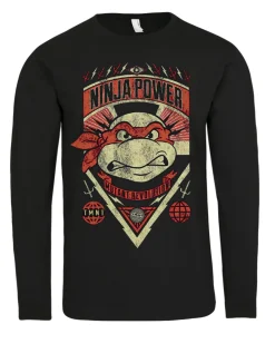 TMNT Ninja Power pitkähihainen - Musta