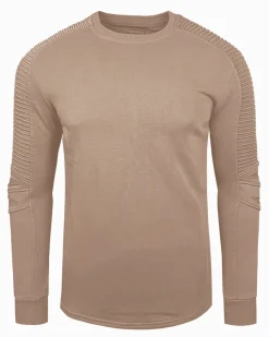 Torn pitkähihainen - Beige