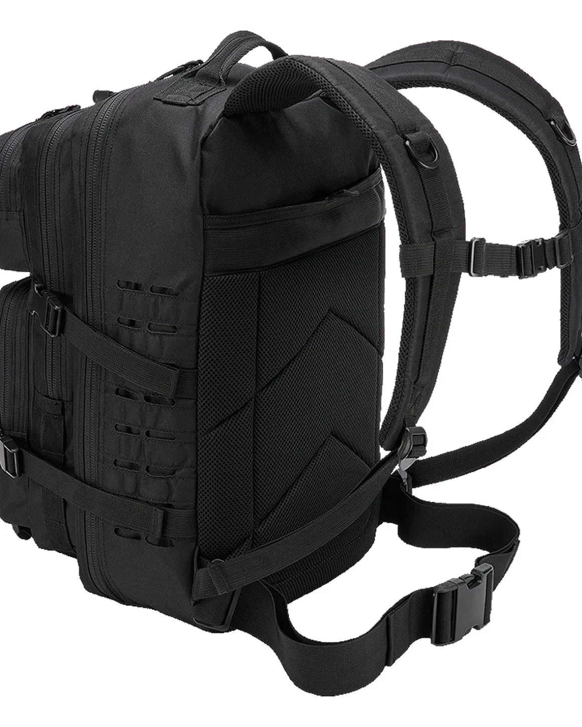 US Cooper Lasercut reppu Large - Musta