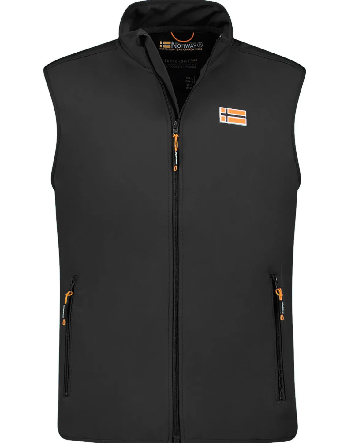 Vesk softshell-liivi - Musta