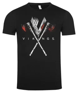 Vikings Axes t-paita - Musta