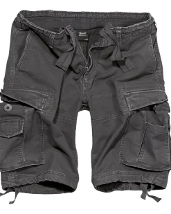 Vintage reisitaskushortsit - Tummanharmaa