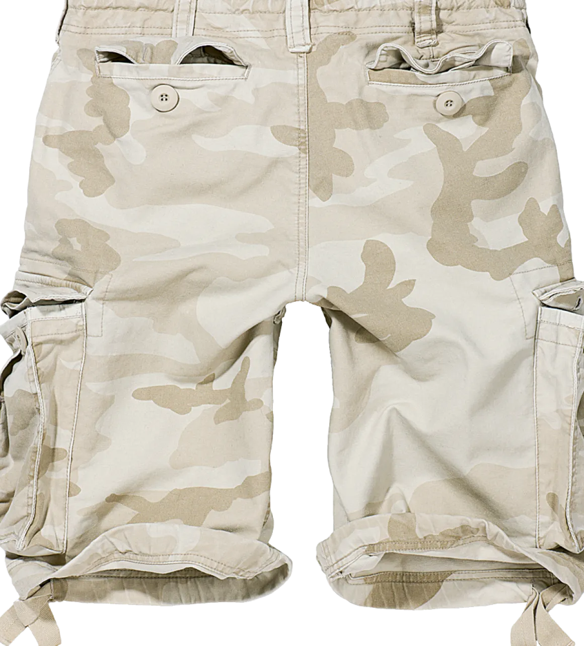 Vintage reisitaskushortsit - Vaalea camo