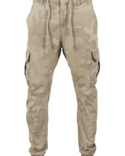 Zane reisitaskuhousut - Beige camo
