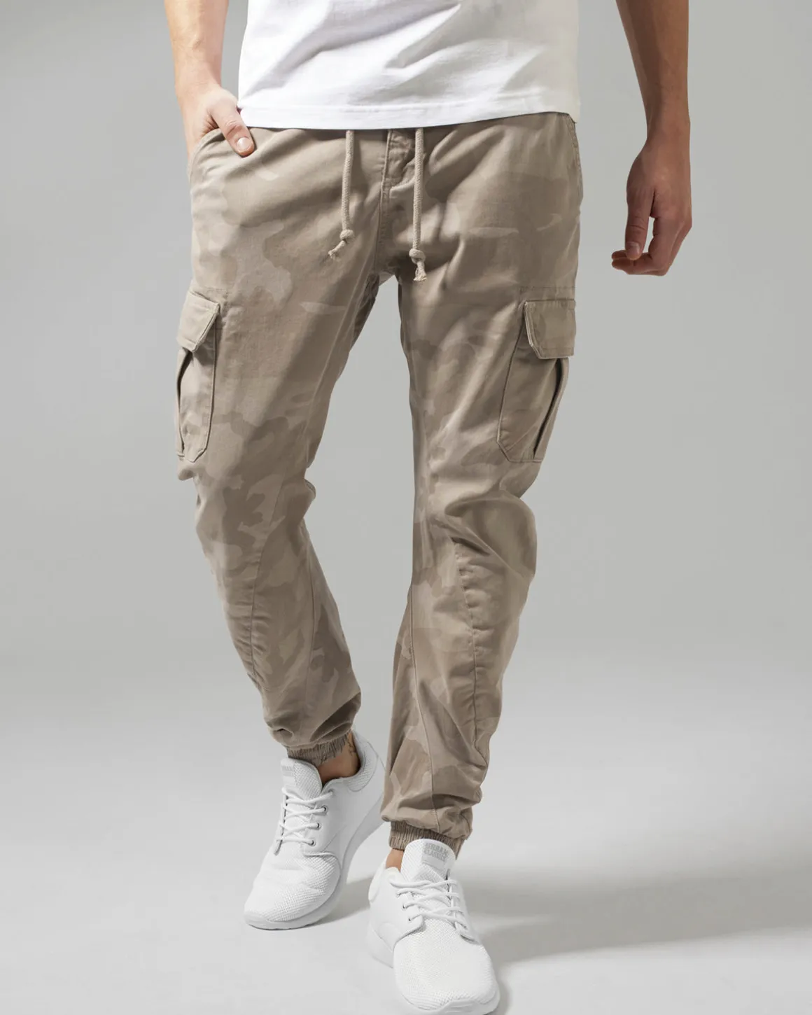Zane reisitaskuhousut - Beige camo